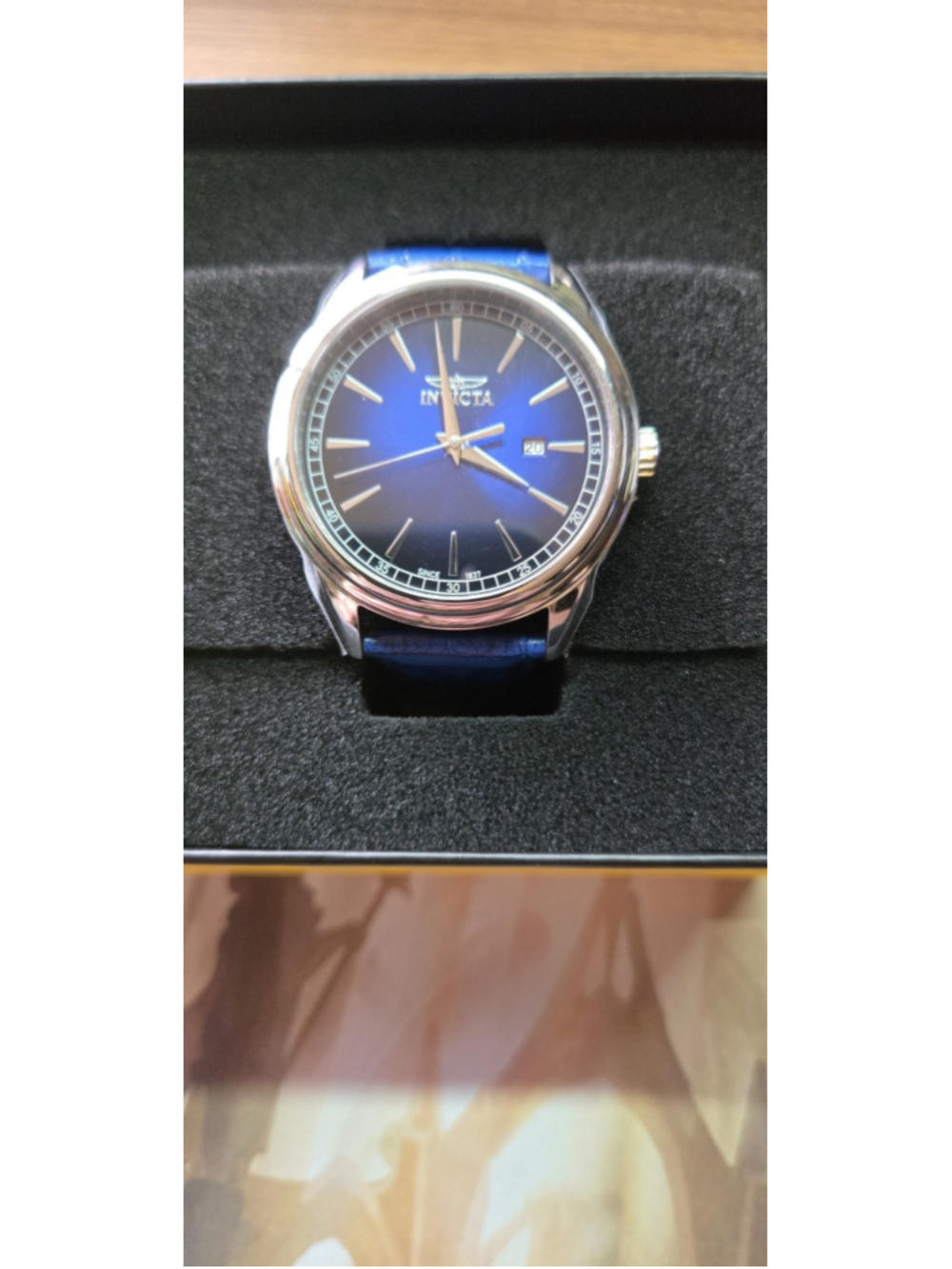 Invicta 47814 Men's Celestial 43mm Quartz Watch Blue Brand New WR100M - Picture 2 of 11